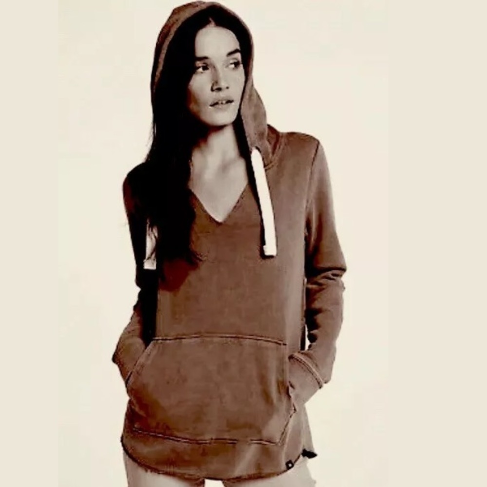Hurley Women's Hoodie High Tides Pullover Browm
